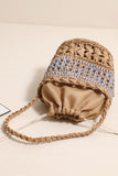 Stylish Woven Bucket Bag