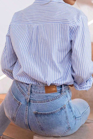 Striped Button-Down Shirt