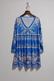 Geometric Pattern Boho Dress