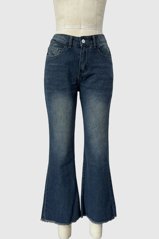 High-Waisted Flare Jeans