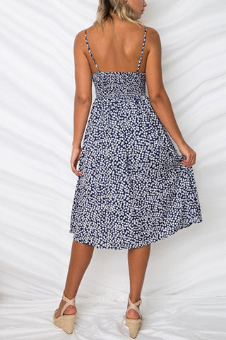 Midi Dress with Bow Front Detail