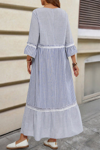 Relaxed Striped Maxi Dress