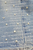 Embellished Wide-Leg Denim Jeans