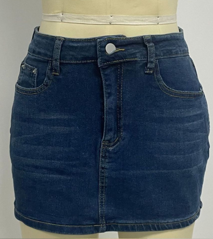 Classic Denim Mini Skirt