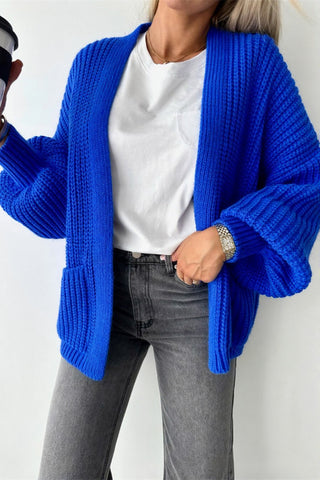 Open-Front Knit Cardigan