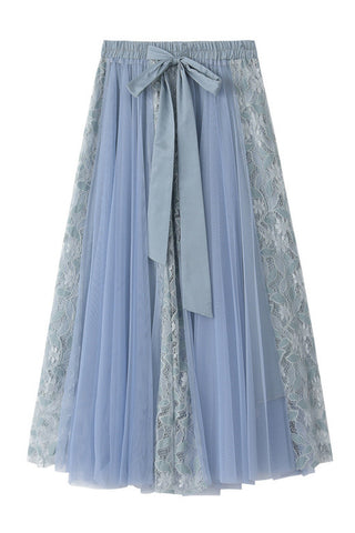 Elegant Tie-Waist Maxi Skirt
