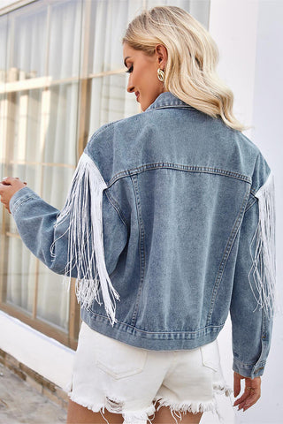 Fringe Denim Jacket