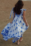 Floral-Patterned Maxi Dress