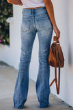 Stylish High-Waist Flare Jeans
