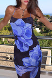 Floral Dress with Strappy Back