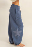 Star-Embellished Casual Pants