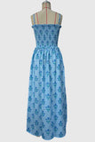 Smocked Floral Maxi Dress
