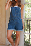 Classic Denim Overall Romper