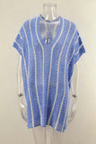 Breezy Knit V-Neck Cover-Up