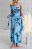 Off-Shoulder Floral Maxi Dress