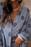 Floral Checkered Shirt