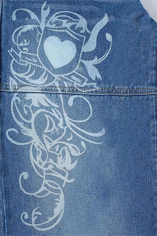 Artistic Straight-Leg Jeans