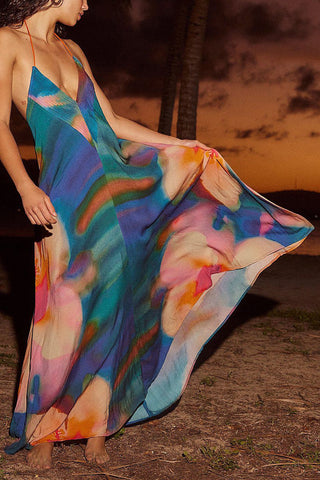 Halter Neck Maxi Dress