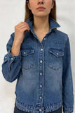 Classic Button-Up Denim Jacket