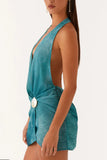 Halter Wrap Casual Dress