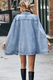 Denim Cape Jacket
