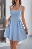 Halter Neck A-Line Sundress