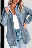 Casual Button-Front Corduroy Jacket