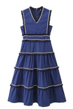 Sleeveless Tiered Casual Dress
