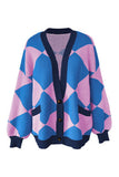 Geometric Patterned Cardigan