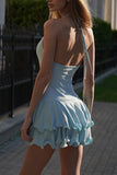 Flirty Button-Detail Casual Dress