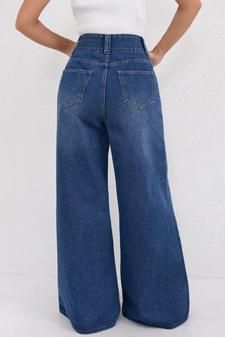 High-Rise Wide-Leg Jeans