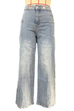 High-Waisted Wide-Leg Jeans