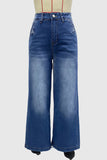 Classic Wide-Leg Straight Jeans