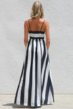 Striped Maxi Casual Dress