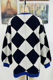 Geometric Patterned Cardigan