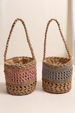Stylish Woven Bucket Bag