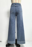 Classic Straight-Leg Denim Jeans