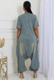 Relaxed Fit V-Neck Jumpsuit