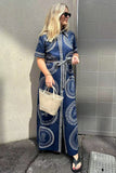 Patterned Maxi Dress