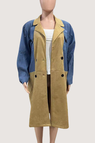 Two-Tone Longline Jacket