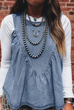 Flowy Denim Tank Top