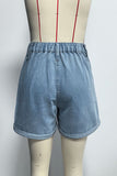 Button-Up Casual Short Set