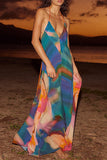 Halter Maxi Casual Dress