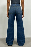 Stylish Wide-Leg Straight Jeans
