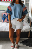 Ruffled Sleeve T-Shirt