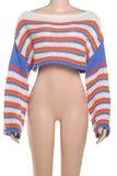 Striped Cropped Sweater