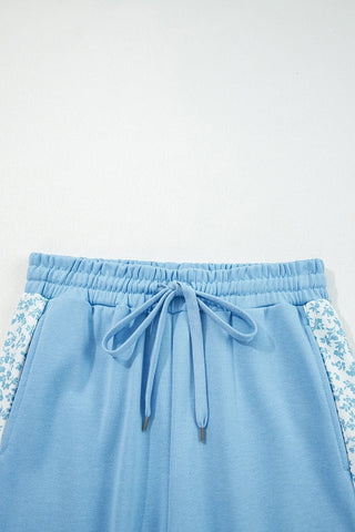 Floral Patchwork Pullover & Pants Set