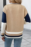 Chic Block Pattern Sweater