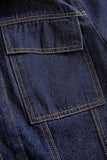 Tie-Waist Denim Jacket