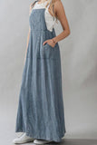 Denim Overall Maxi Dress